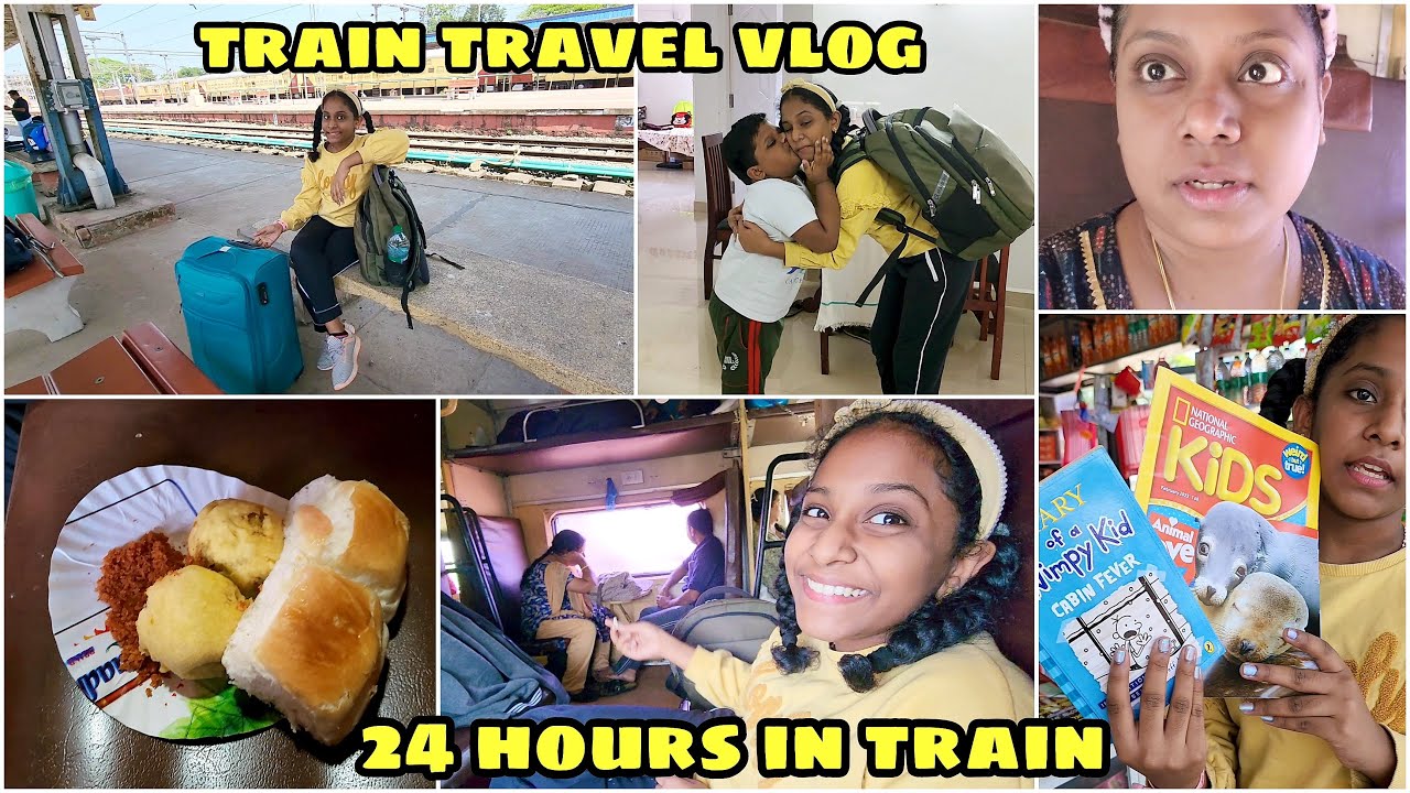 We Spent 28 Hours In Train 😮 Kerala To Mumbai Train Travel Vlog 😊 Mom & Daughter Travel Alone