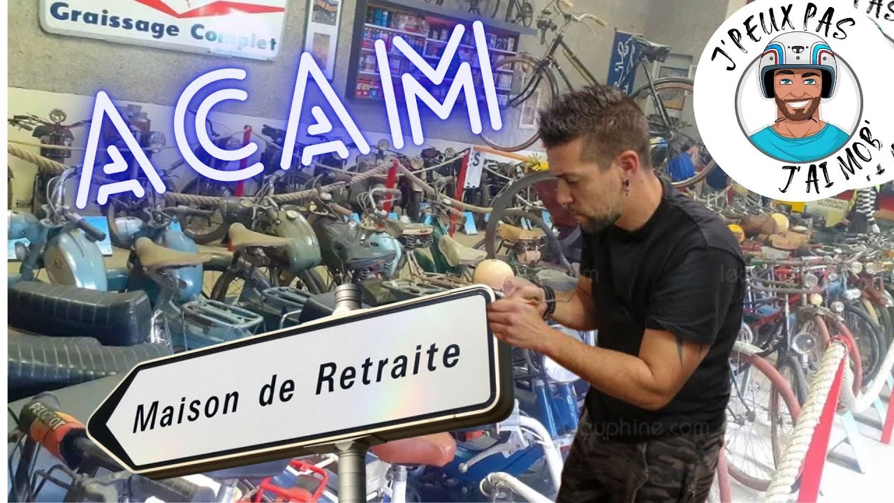 😱😱 C'est la Maison de retraite pour les Mobylettes 🥰 Incroyable ACAM