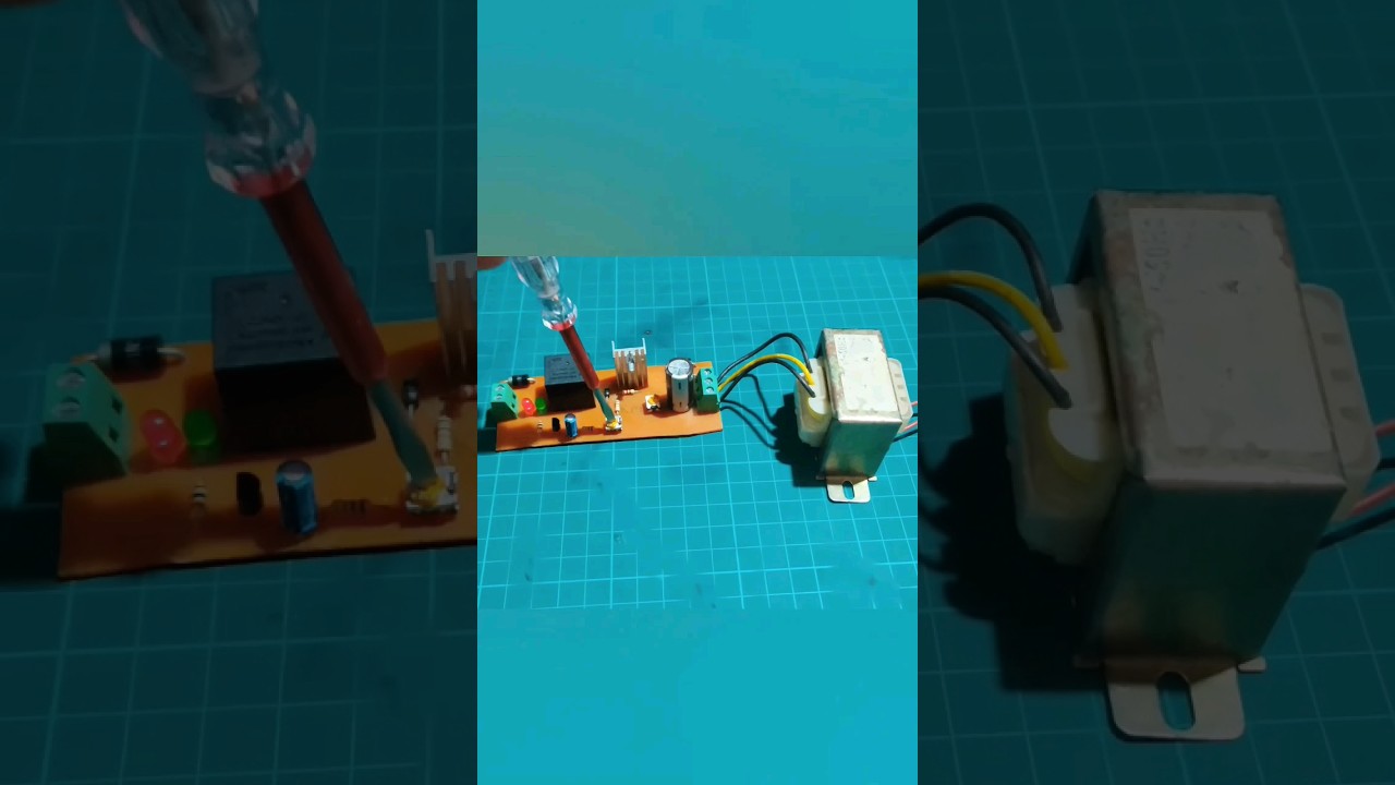 12V Charger Circuit with Auto Cut-Off System #electronicsprojects #electronics