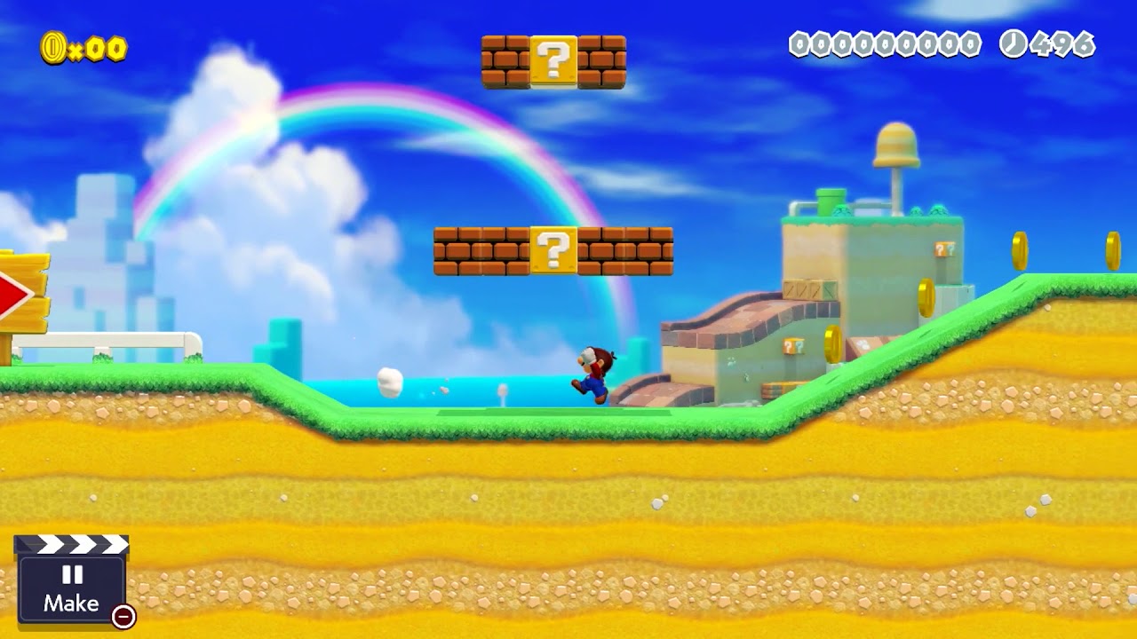 Super Mario Maker 2 gameplay round 2 - Nintendo Treehouse: Live E3 2019