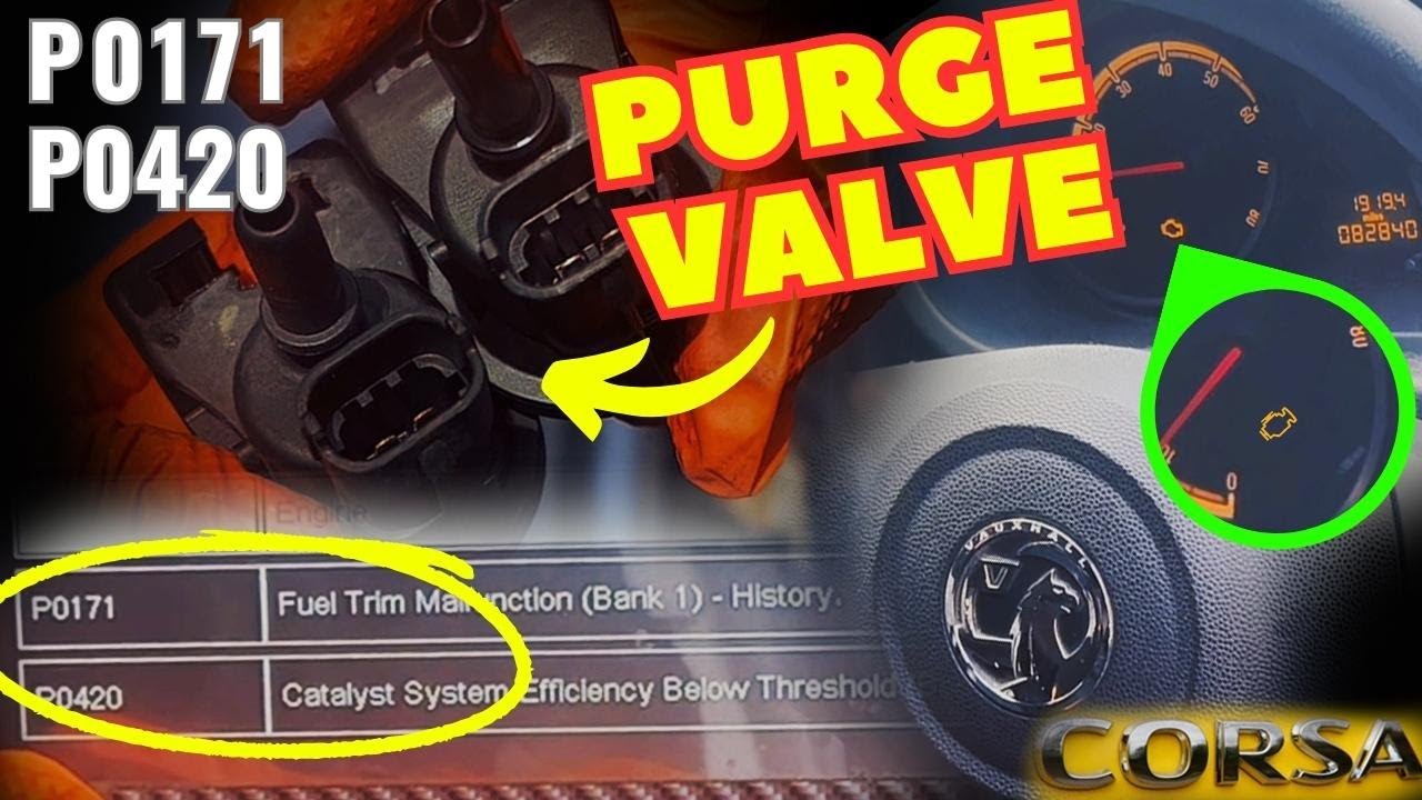 Vauxhall Corsa code P0171  Purge Valve Replacement - Step-by-Step Guide 💥😉👌 #vauxhall #corsa
