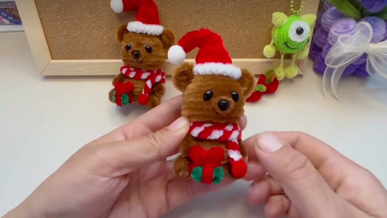 Gấu teddy từ kẽm nhung| Làm đồ Handmade