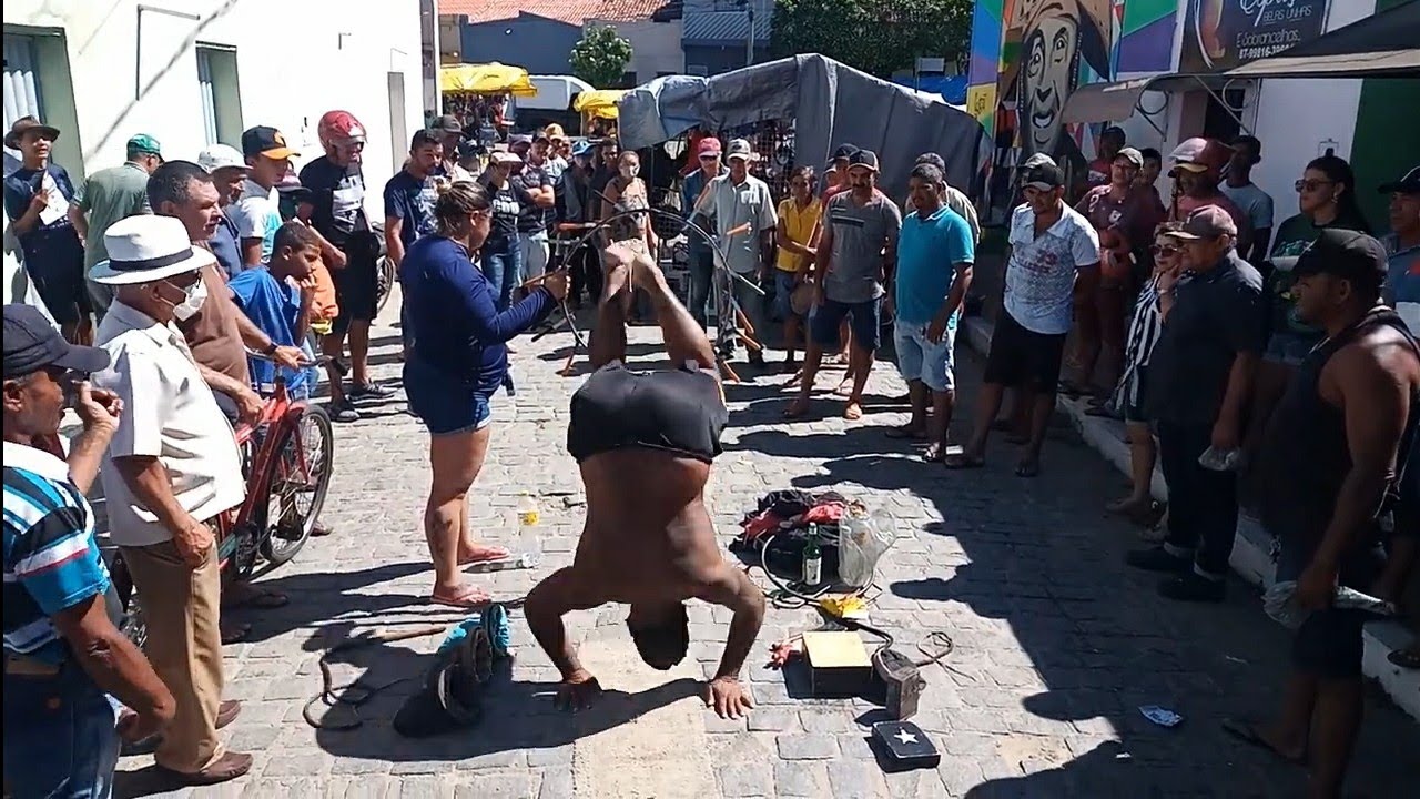 mestre ligeirinho artista de rua em Tuparetama-PE 08/08/22