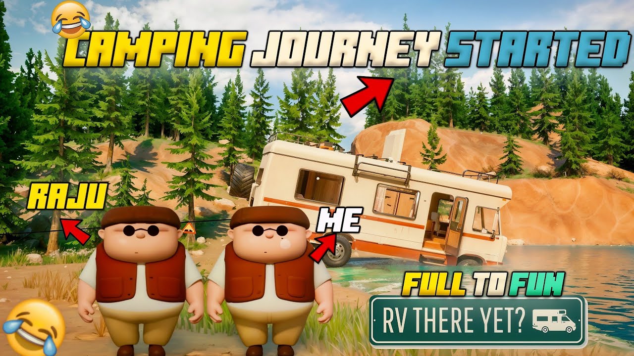 Our Camping Journey Finally Started! 😂 | RV There Yet? | In Telugu | GMK GAMER