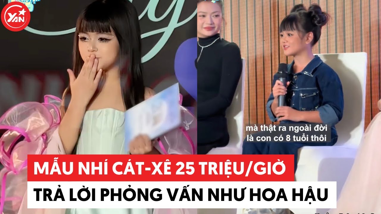 Mẫu nh&iacute; Cherry An Nhi&ecirc;n c&aacute;t x&ecirc; 25 triệu/giờ trả lời phỏng vấn như Hoa hậu #yannews #tintuc