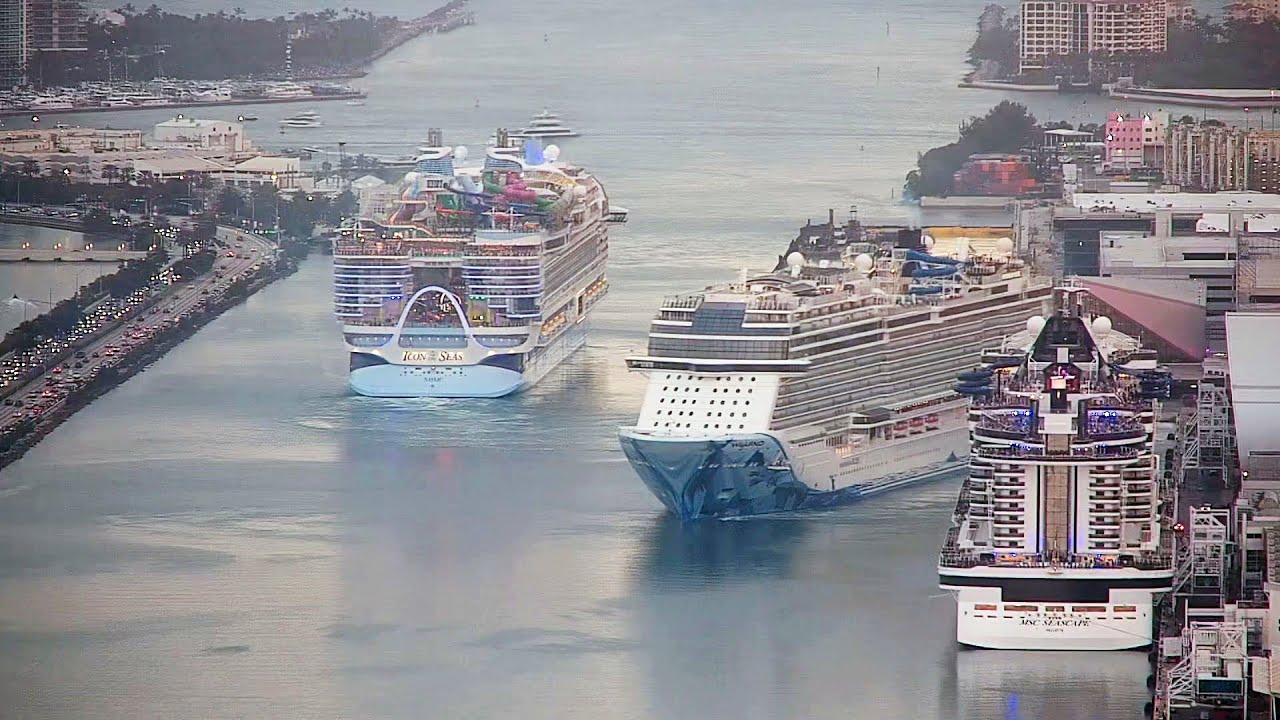 Icon of the Seas Maiden Voyage Departure | Port Miami