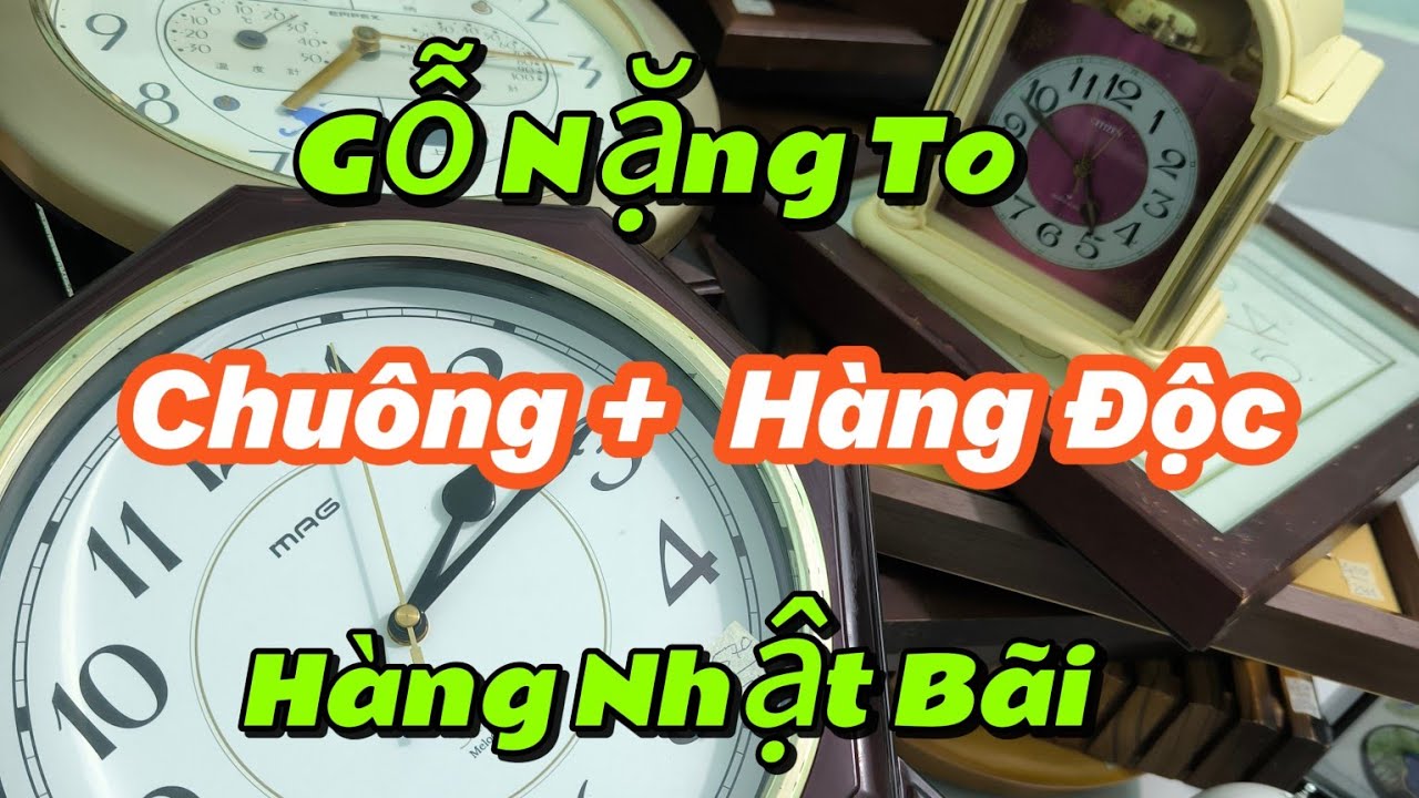 Chuông + Mặt Nhôm.. Gỗ Máy Lớn.. Hàng Nhật (61)