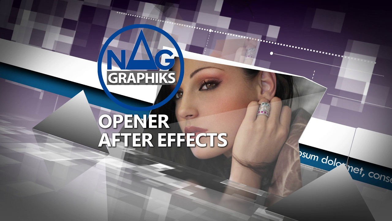 Opener Slideshow Nag graphiks No plugin After effects Project 111