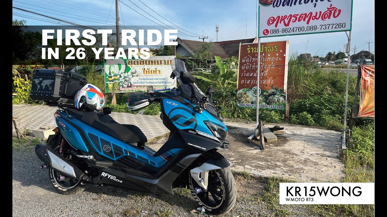 First Ever Ride in 26 Years!!! - WMOTO RT3