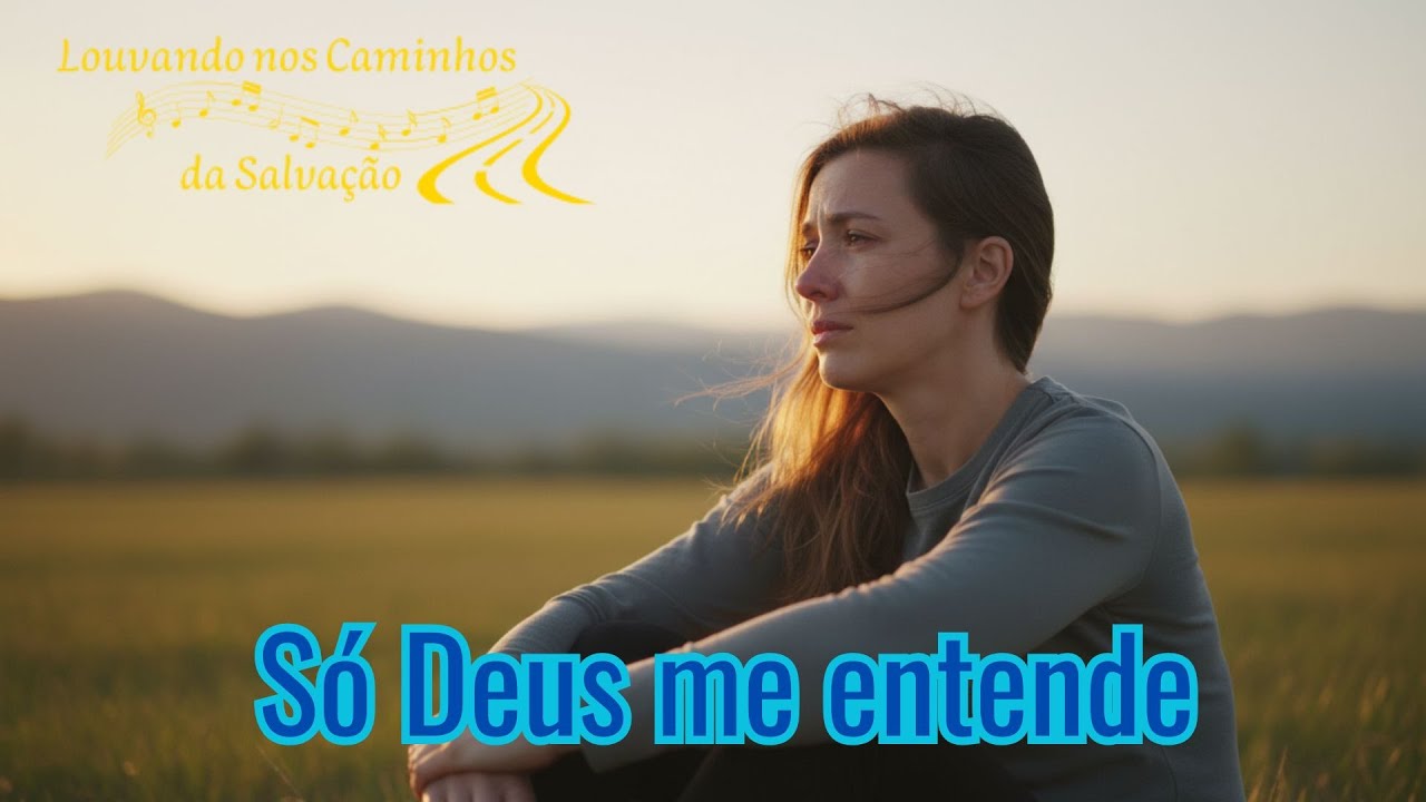 🤍 Só Deus Me Entende 🤍 – Louvor de Desabafo, Cura e Consolo do Pai 🙏✨