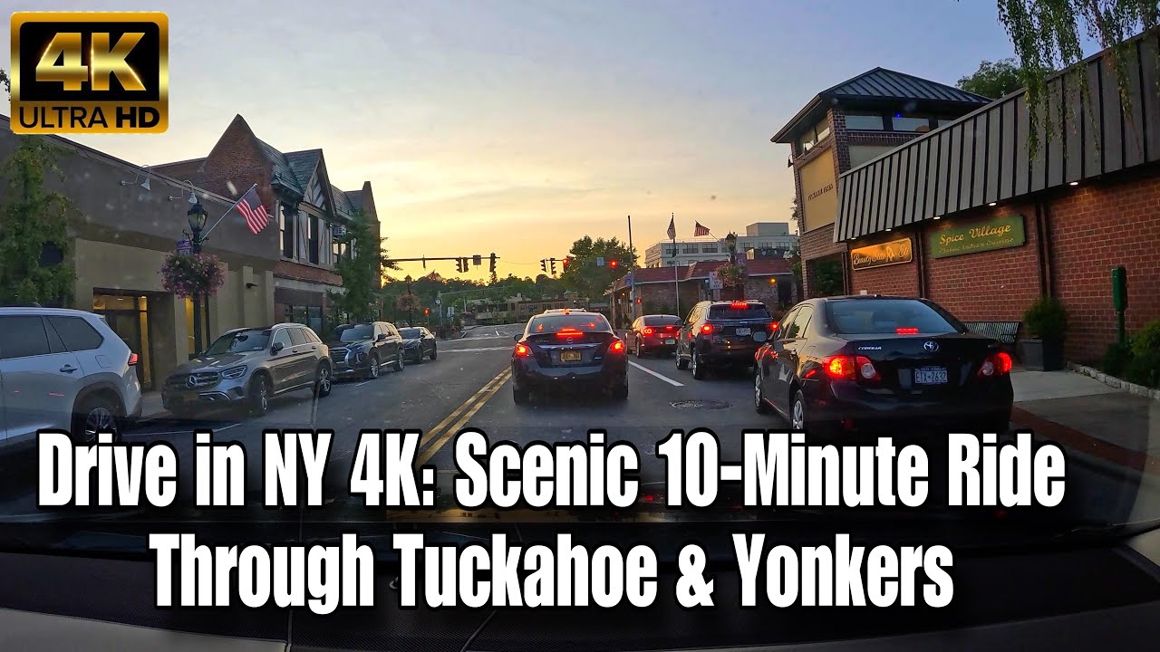Drive in NY 4K: Scenic 10-Minute Ride Through Tuckahoe & Yonkers | Hidden Gems of Westchester #drive
