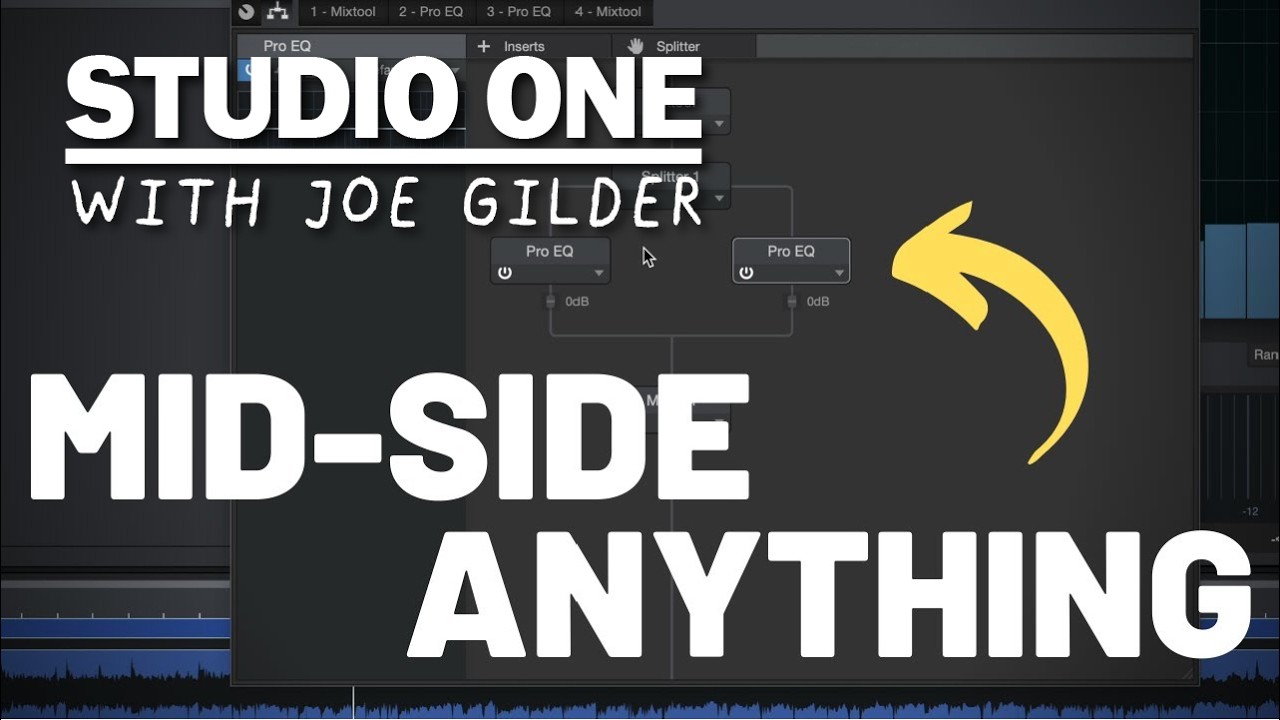 Как сделать мидсайд для чего угодно в StudioOne | Studio One with Joe Gilder