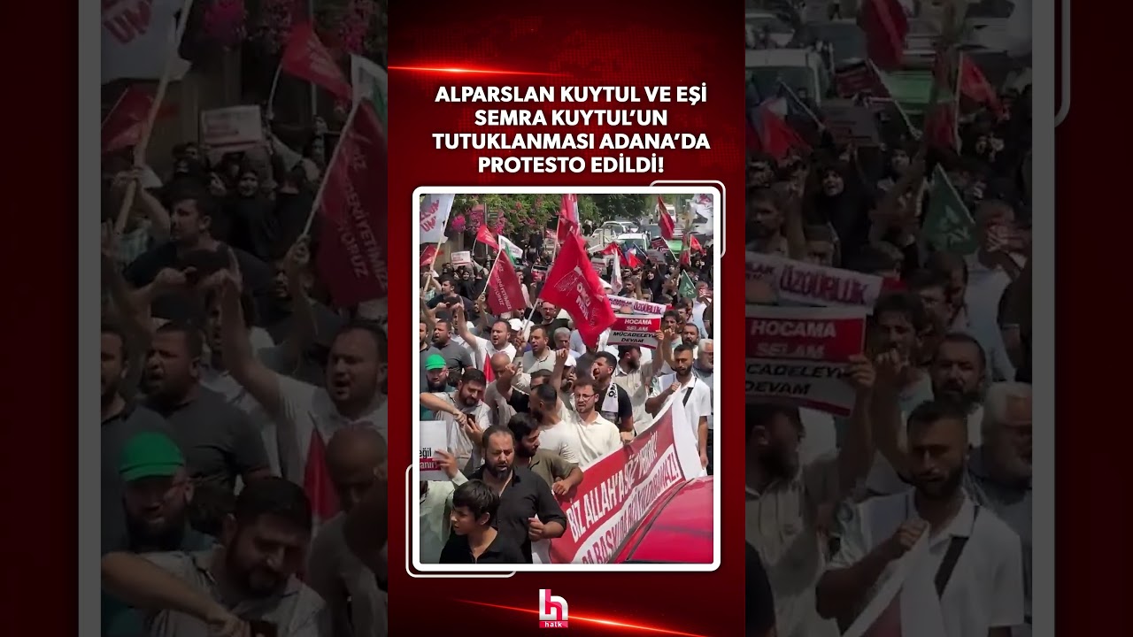 Alparslan Kuytul ve eşi Semra  Kuytul&rsquo;un tutuklanması, Furkan mensupları tarafından protesto edildi!
