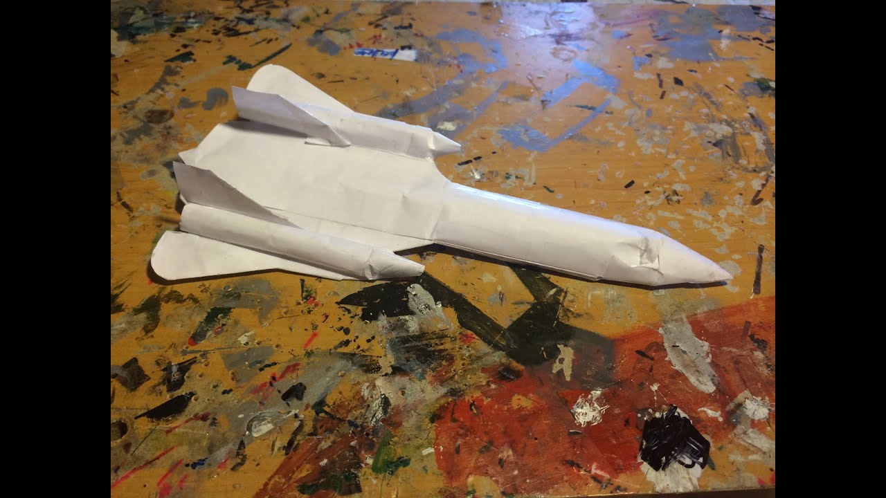 How to make the SR-71 blackbird Paper Airplane