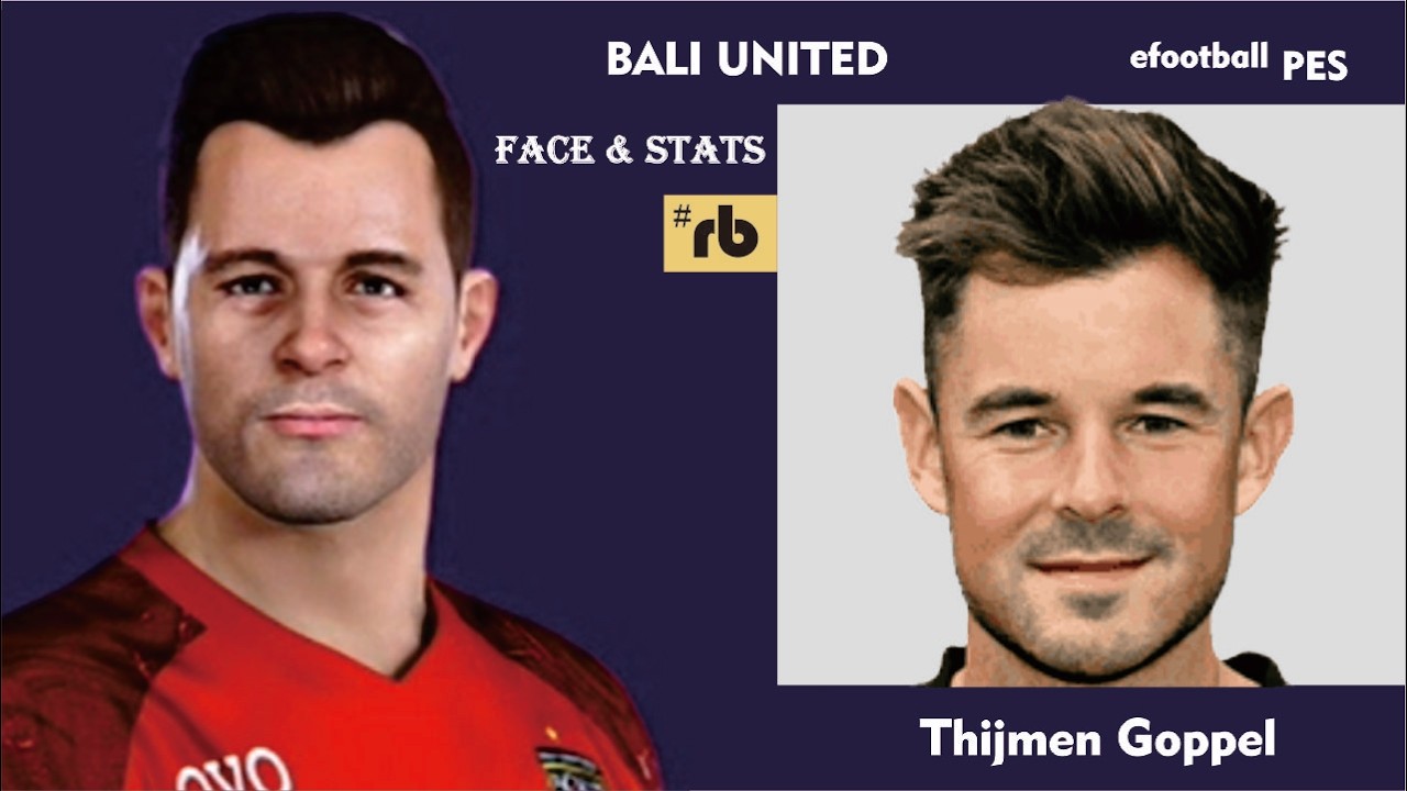 Thijmen Goppel FACE & STATS eFootball PES 2021 2020