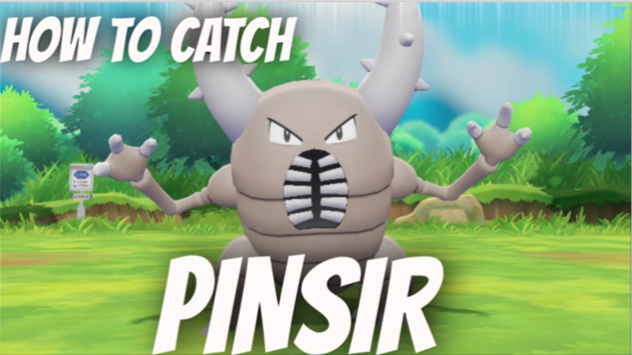 HOW TO CATCH PINSIR POKEMON LETS GO PIKACHU AND EEVEE (WHERE TO FIND PINSIR)