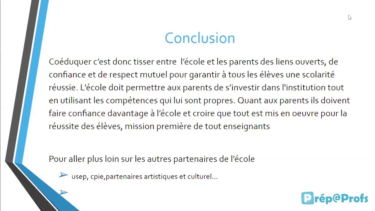 Module relations école familles