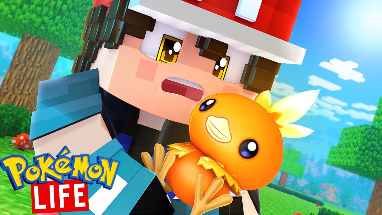 Minecraft - Pokémon VIDA : VIREI UM POKÉMON ! A VIDA COMO UM TORCHIC ! ep 1
