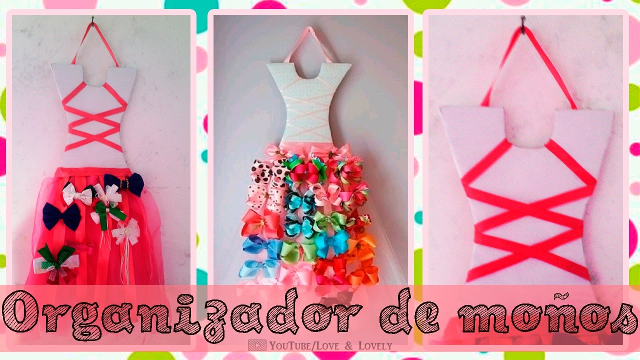 DIY| Organizador de moños | Decora tu cuarto | 🎀 🎀 🎀 🎀