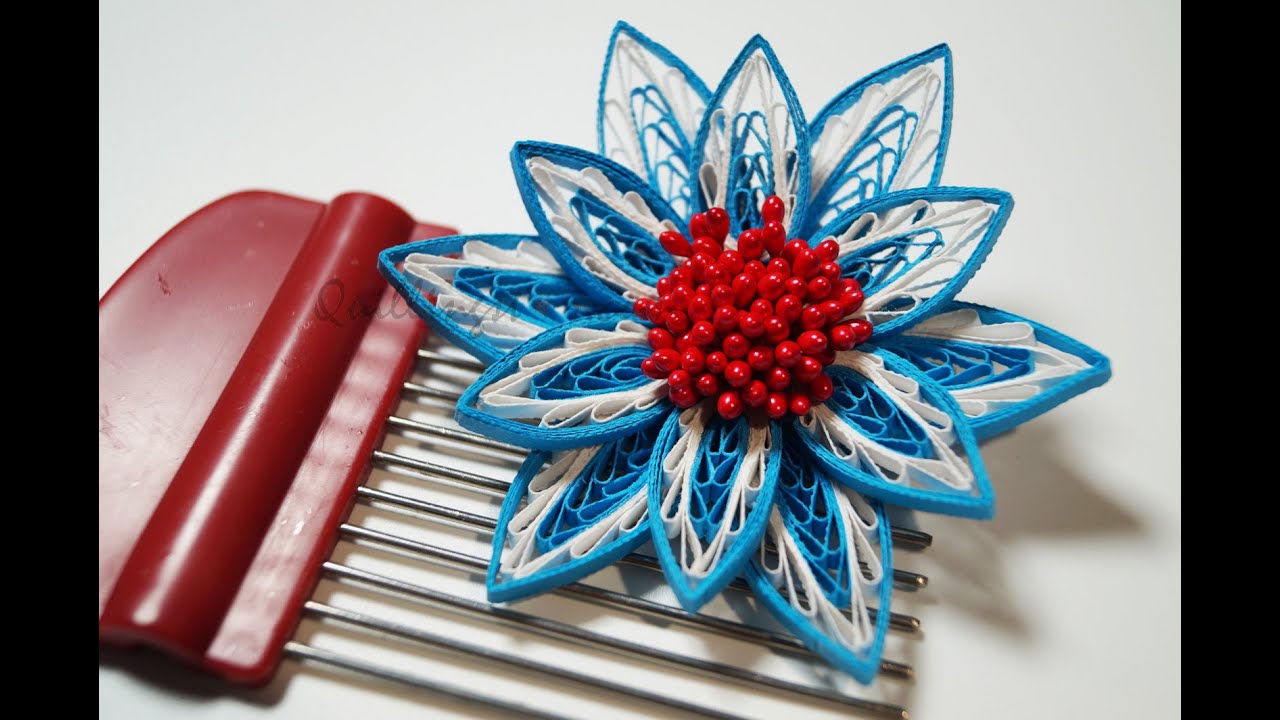 CREATE Stunning Quilling Flowers with ONE Simple Tool - quilling comb