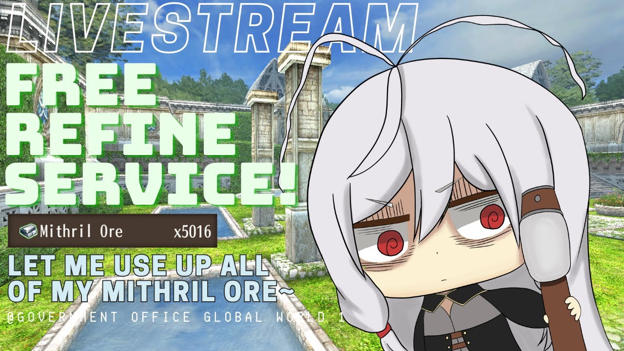 free refine service! | let me use up my leftover mithril ore :) | toram online | chae_