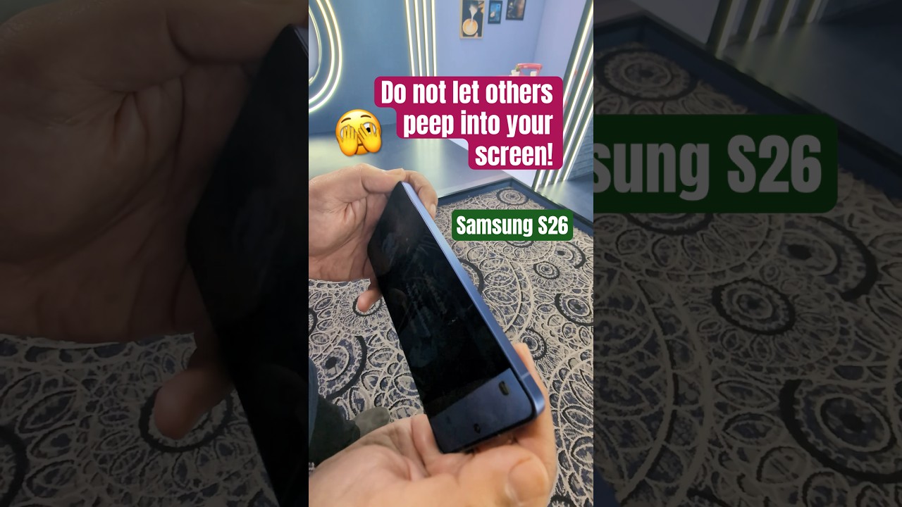 New Samsung S26 with Built-in Screen Protector | Privacy 💯 | autoX