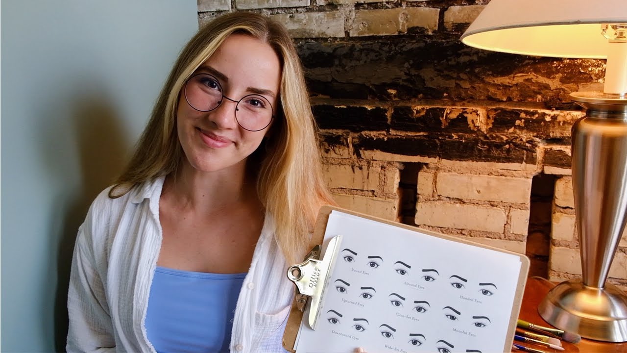 ASMR Painting New Features on You | Face Clinic Roleplay (soft spoken, unintelligible whispers)