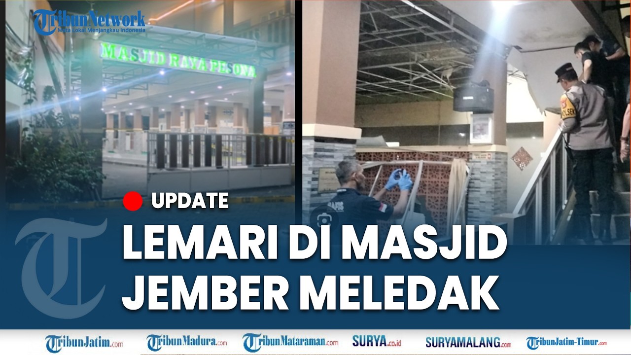 🔴TERJADI LEDAKAN DI MASJID JEMBER WAKTU TARAWIH, Satu Jemaah Menderita Gangguan Pendengaran