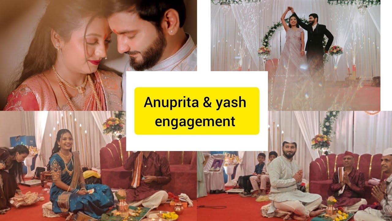 Ring घालताना काय झालं बघा… 💍हा Surprise पाहून सगळे Shock झाले अनुप्रिता आणि यश | Full EngagementVlog