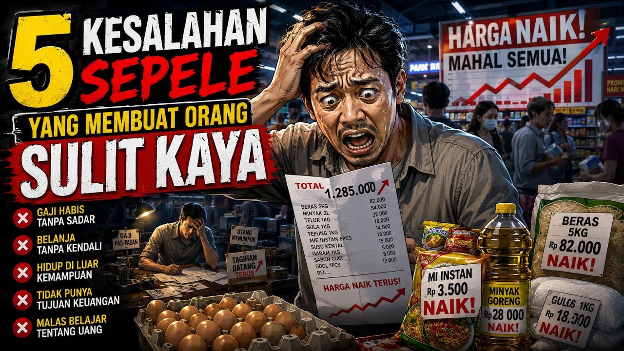5 Kebiasaan Sepele yang Diam-Diam Bikin Kamu MISKIN