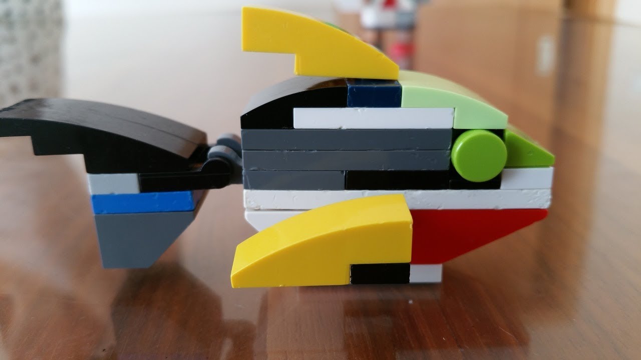 Lego Fisch bauen / построить лего рыбы / build lego fish / construir peces lego
