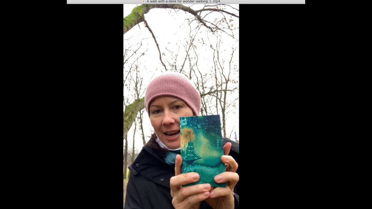 A walk with The Deck for Wonder Walking :) VLOG #tarotmap #adeckforwonderwalking
