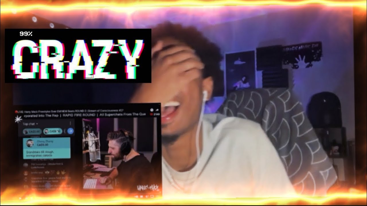 Harry Mack Raps Over Break Ya Neck, Rap God, and Till I Collapse 🤯 REACTION