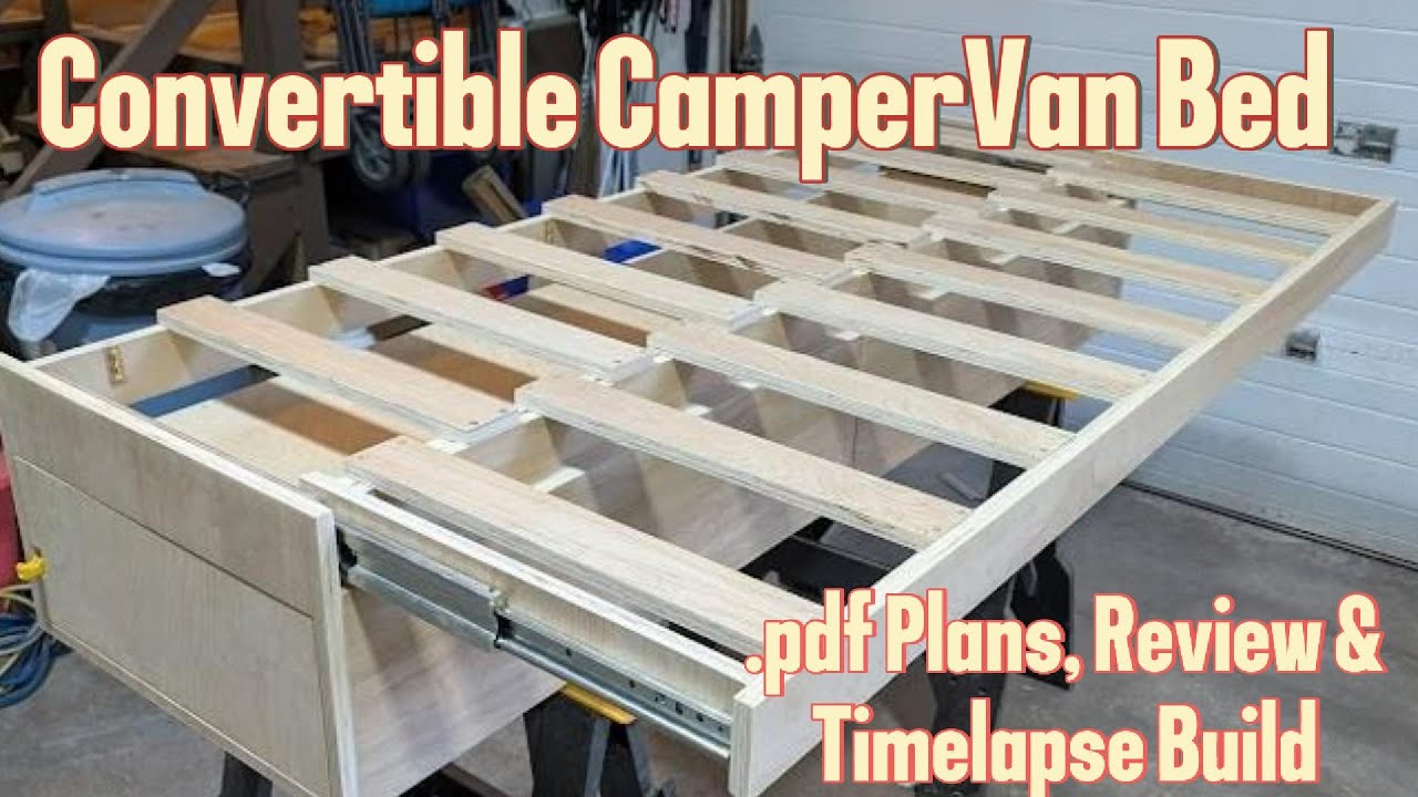 Building a Convertible bed for a Campervan with Plans