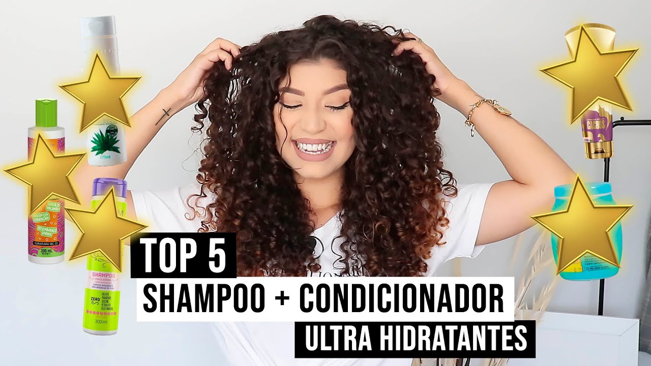 TOP 5 SHAMPOO + CONDICIONADOR *cabelos cacheados* | por Jessica Melo