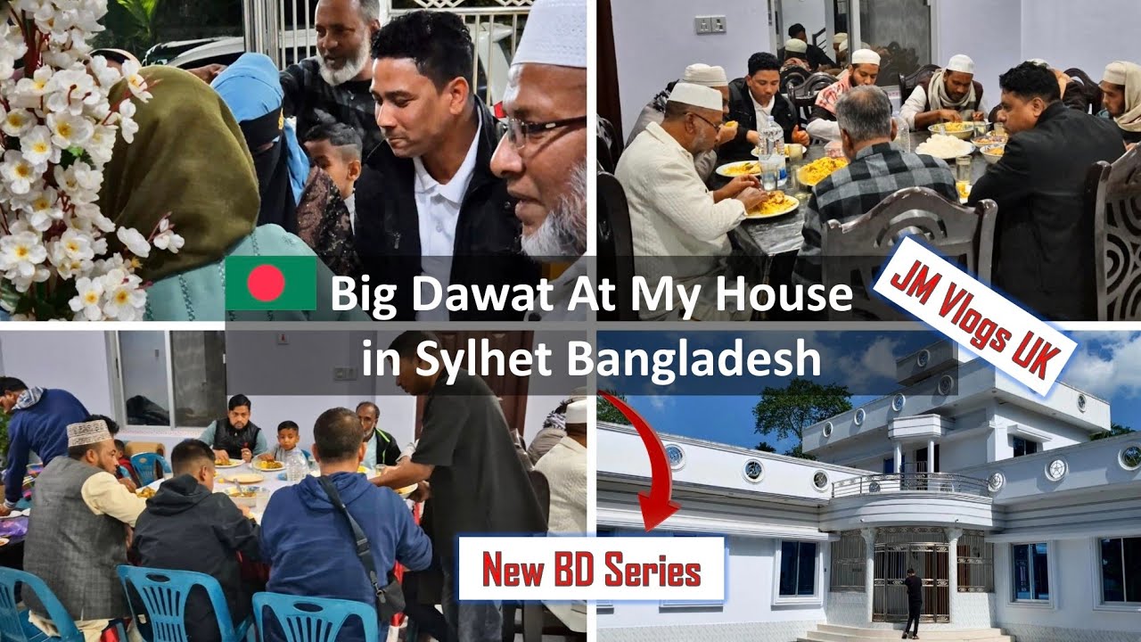 Big Village Dawat At My House in Sylhet Bangladesh
