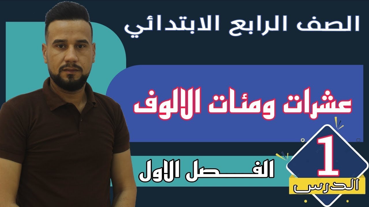 رياضيات الرابع الابتدائي | الفصل الاول | عشرات ومئات الالوف | صفحة 8