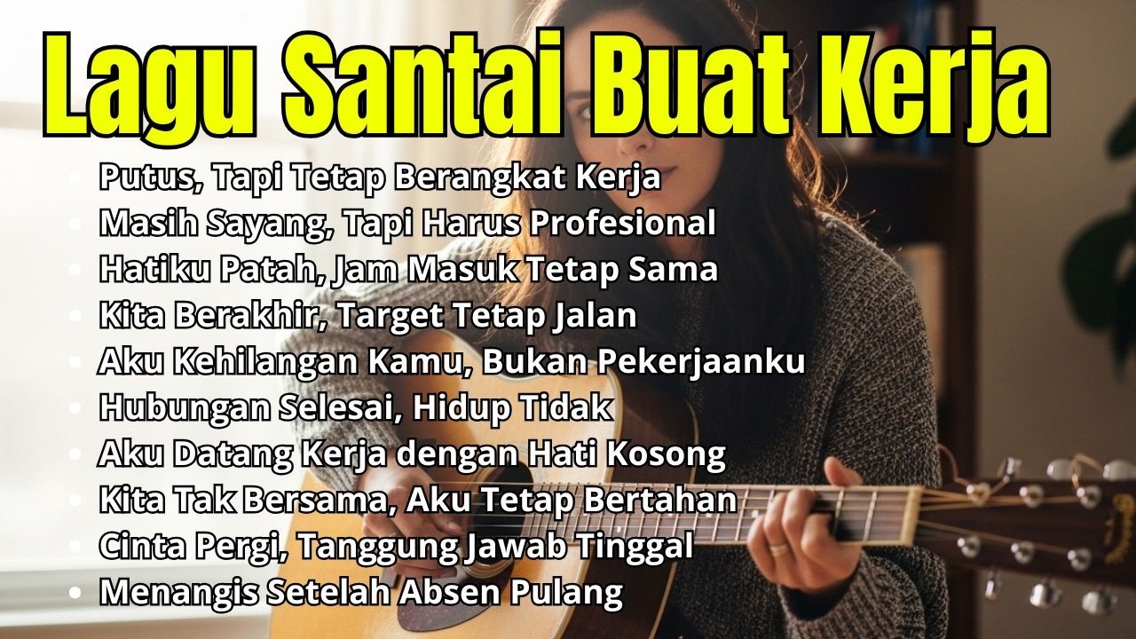 Musik Kerja Slow Rock 2026 | Lagu Santai Tapi Nendang Buat Fokus Kerja Seharian