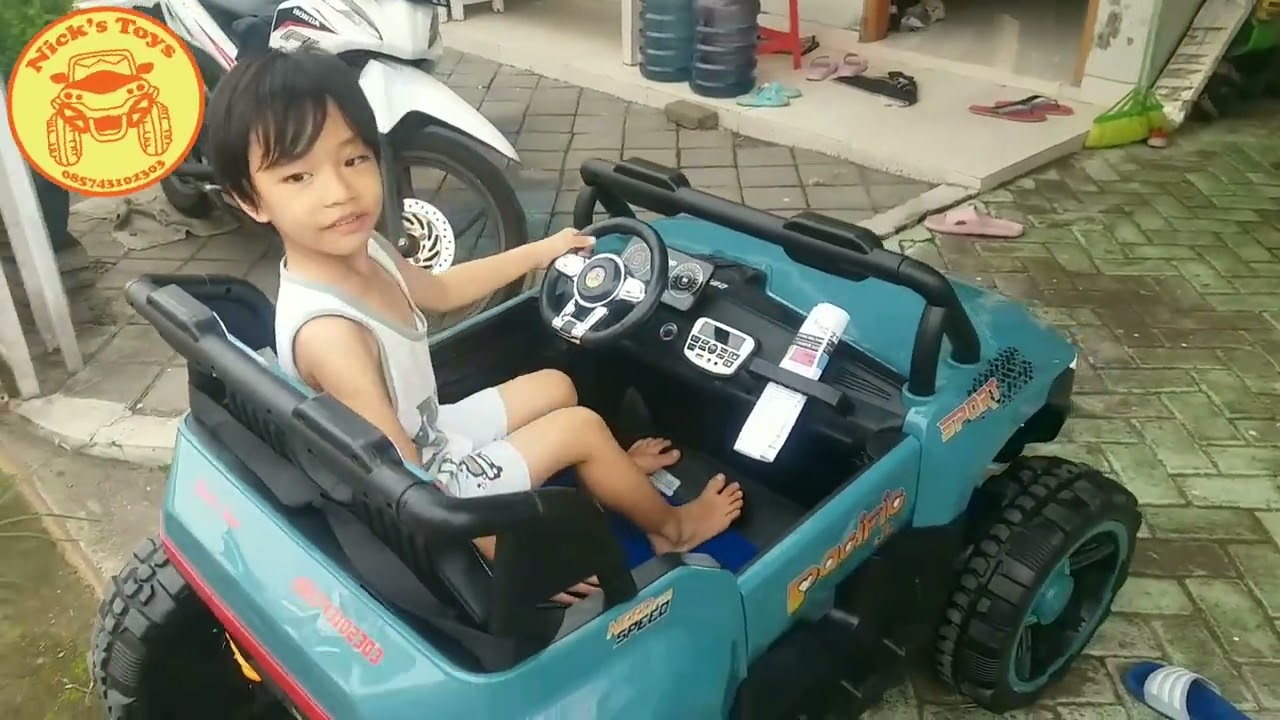 User Guide and Review #mobilakianak FUTURE HUMMER JEEP BLUE SHARK #PJ8611 #nickstoysrent Jogja