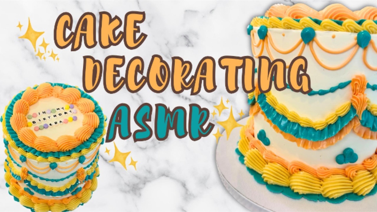 Life of a Showgirl / Taylor Swift Themed Cake | No Music | No Voiceover | Cake Decorating ASMR