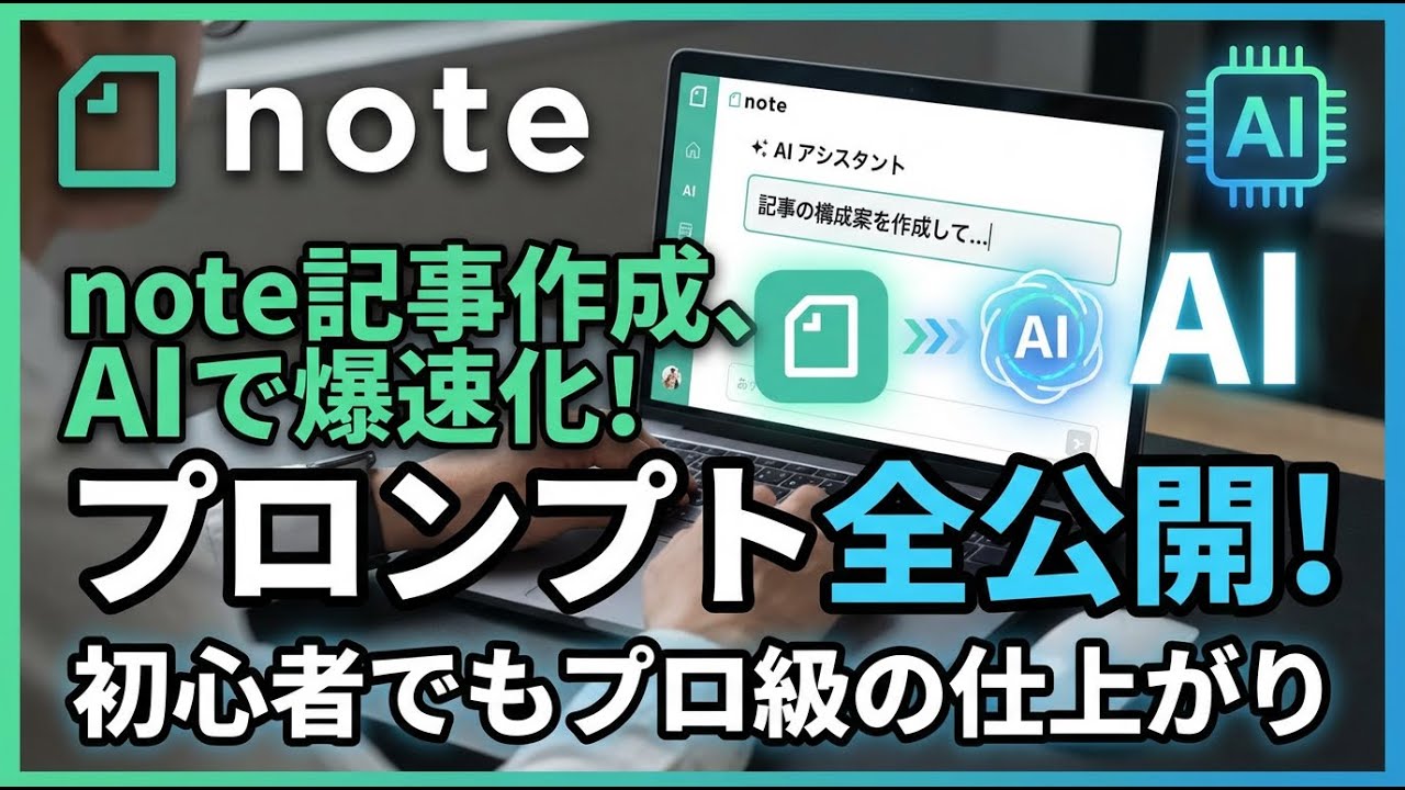 AIでnote人気記事を書く方法！効率的に稼ぐことも可能に