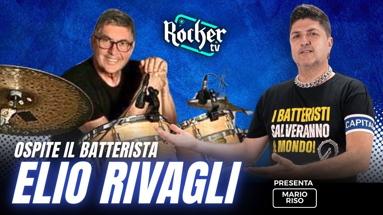 INTERVISTA A ELIO RIVAGLI, STORICO BATTERISTA ITALIANO | DAGLI INIZI AI GRANDI PALCHI CON BAGLIONI!