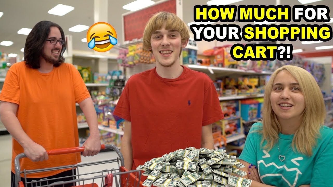 BUYING PEOPLE'S SHOPPING CARTS FROM THEM!!