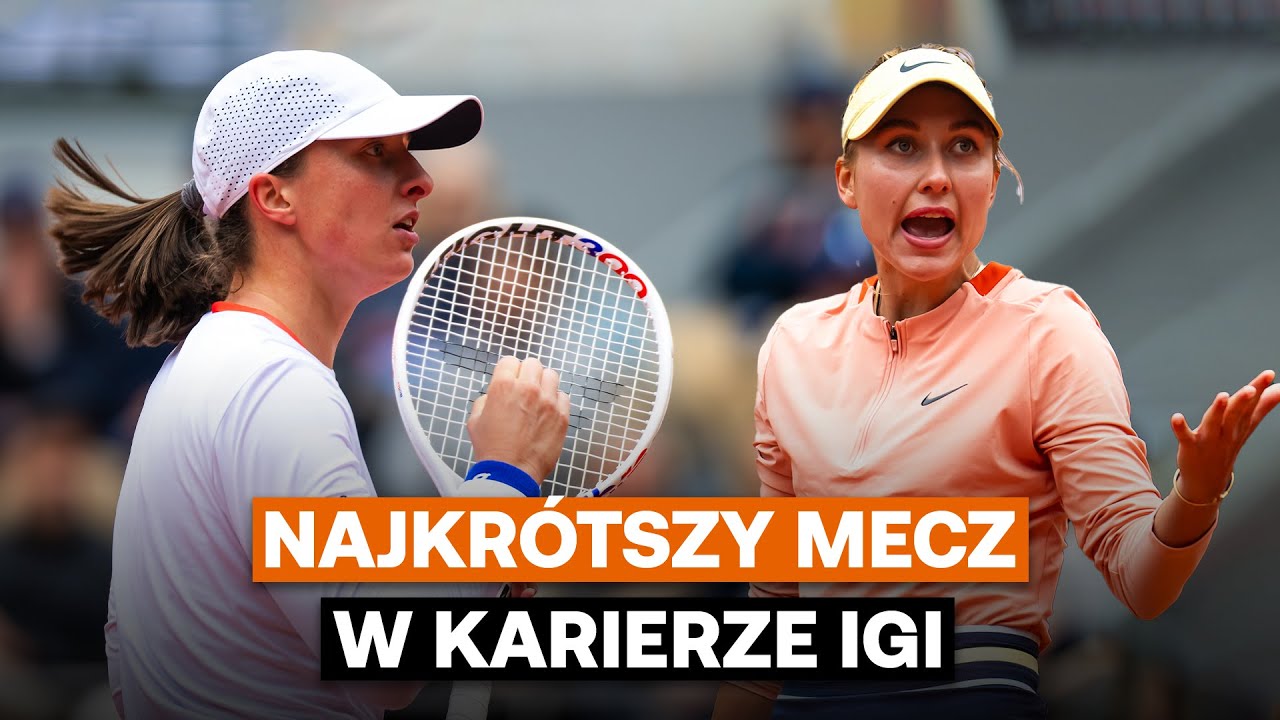 Iga Świątek - Anastazja Potapowa | Skrót meczu | 4. runda | Roland-Garros 2024