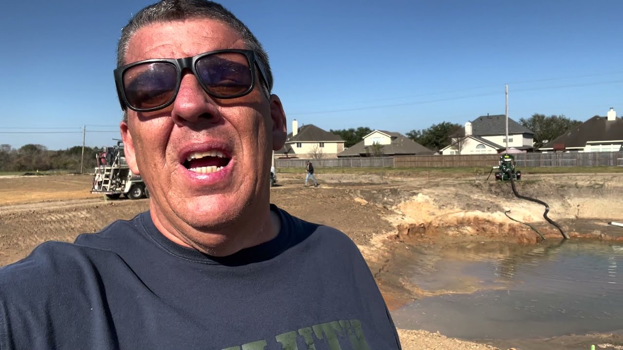 Hydroseeding for Erosion Control around Pond