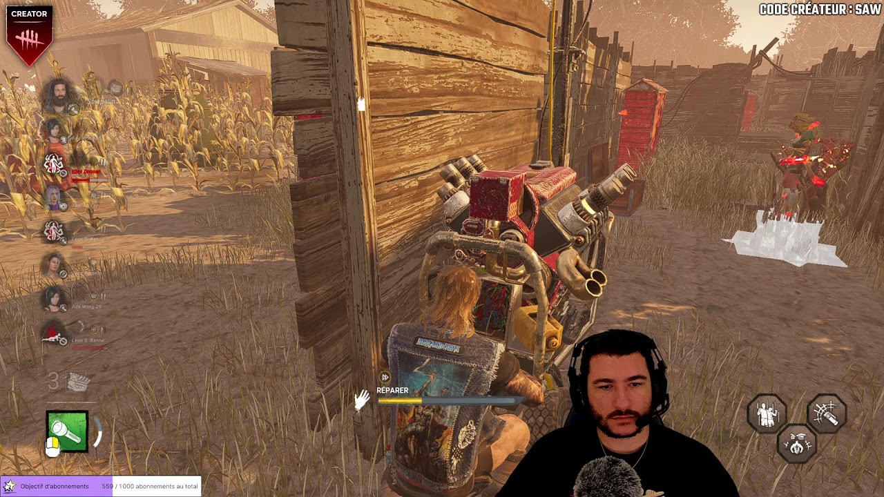Sawtinée DbD !negan | !holy !st | Stream 2K | !code !mc [FR/PC] #DBDCreator @Sawpalin