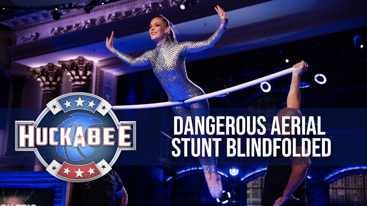 WATCH: Dangerous Aerial Stunt BLINDFOLDED: Sandou Trio Russian Bar | Jukebox | Huckabee