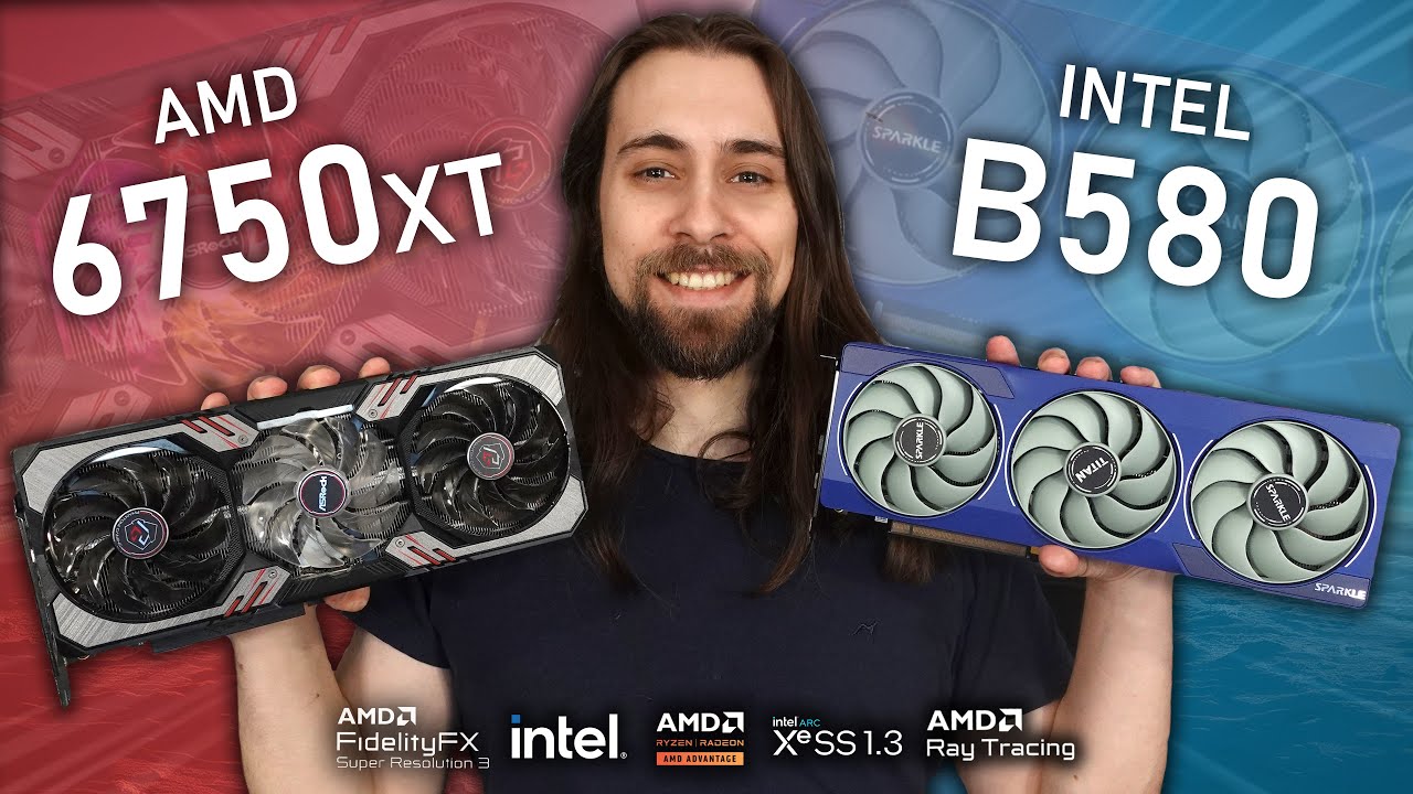 RX 7600 XT против RX 6750 XT против ARC B580 — тесты производительности, игр и виртуальной реальн...