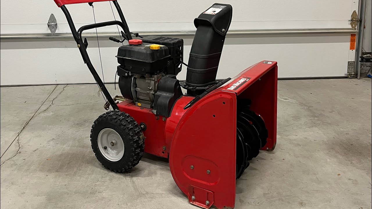 How to easily install a new scraper blade on a snowblower. Snowblower repair. Small engine repair.