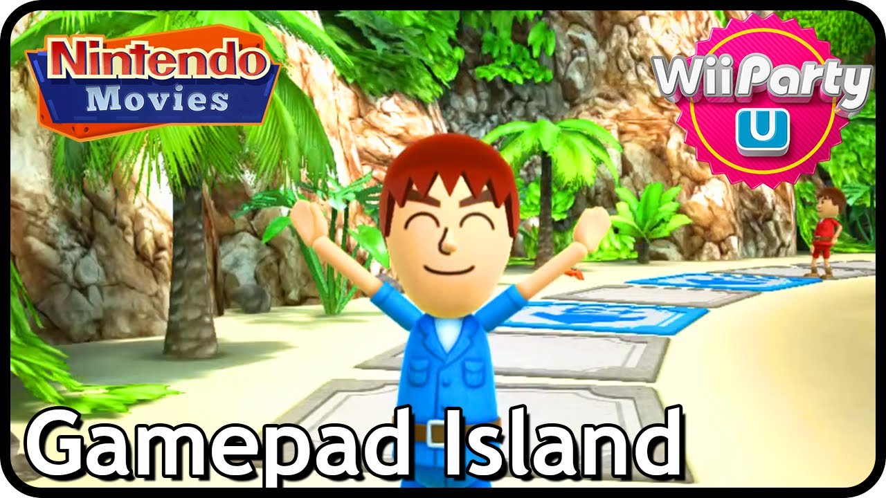 Wii Party U - Gamepad Island - (2 Players, Maurits vs Rik)
